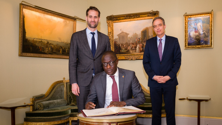 Visite de courtoisie de S.E. Monsieur l’Ambassadeur Ahmad MAKAILA, Représentant permanent de la République du Tchad auprès de l’