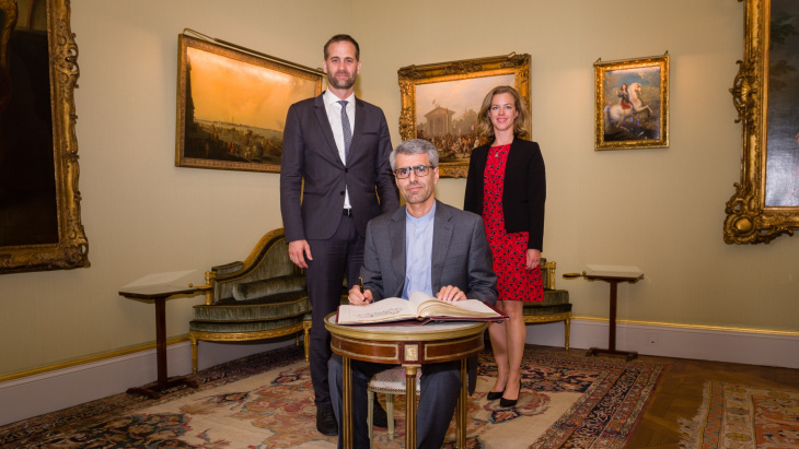 Visite de coutoisie de S.E. Monsieur l’Ambassadeur Esmaeil BAGHAEI HAMANEH, représentant permanent de la République islamique d’