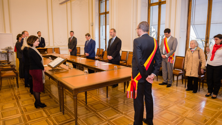 Prestation de serment de Monsieur Ricardo MUNOZ, Maire élu de la commune de Collex-Bossy