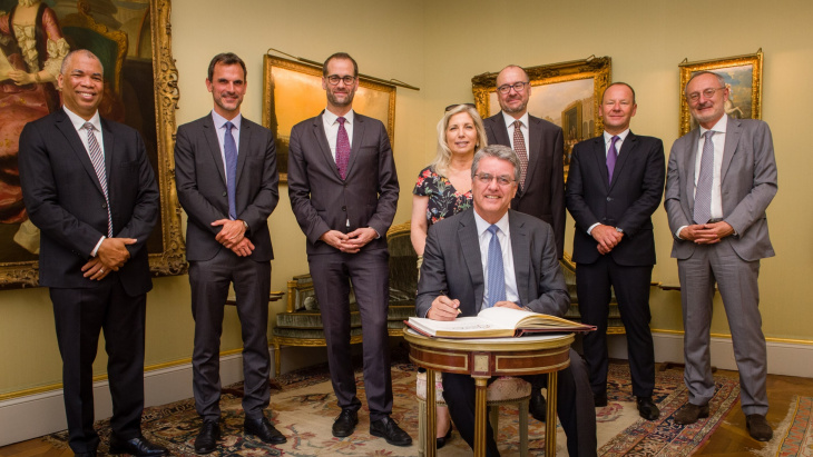 Déjeuner de courtoisie en l'honneur de S.E Monsieur l’Ambassadeur Roberto Azevêdo