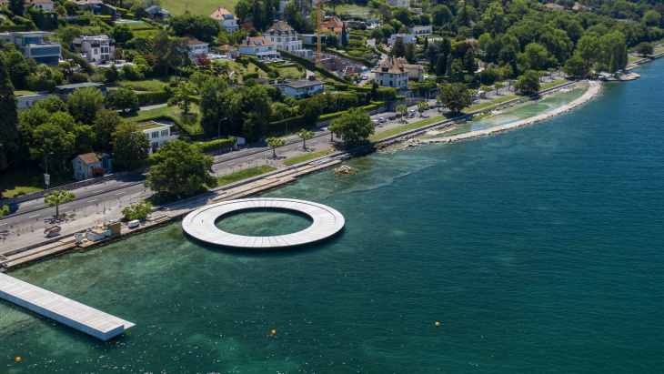 Aménagements baignade Cologny