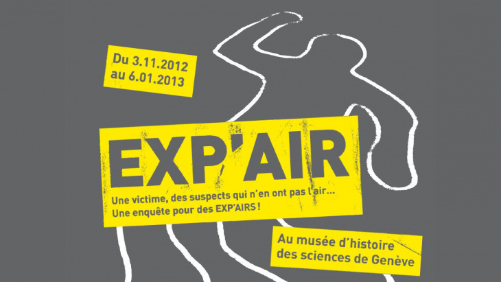 Affiche de l'animation au Musée d'Histoire des Sciences de Genève
