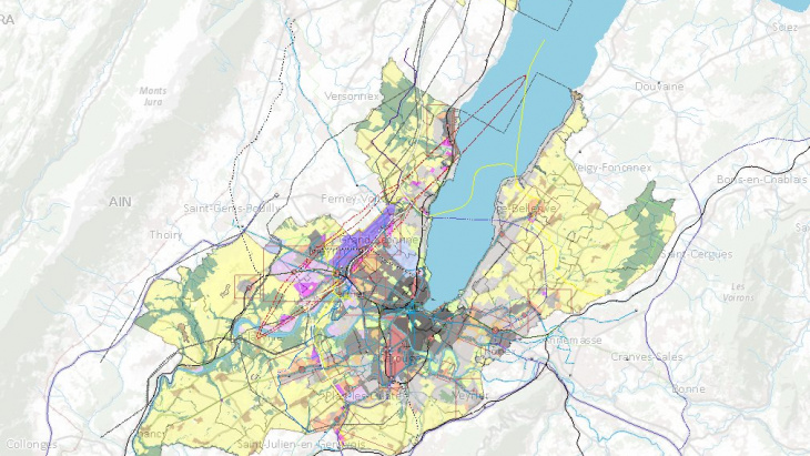 Carte du schéma de la 1re mise à jour du PDCn 2030