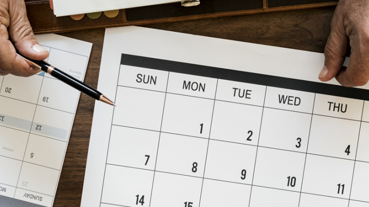 Calendrier du GPE