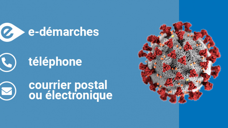 Fermeture des guichets, contactez l'AFC par internet, téléphone ou courrier