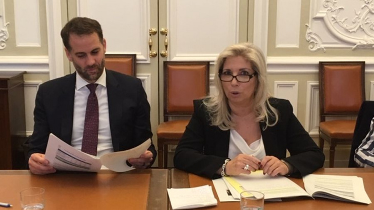 Antonio Hodgers et Nathalie Fontanet présentent le budget 2020