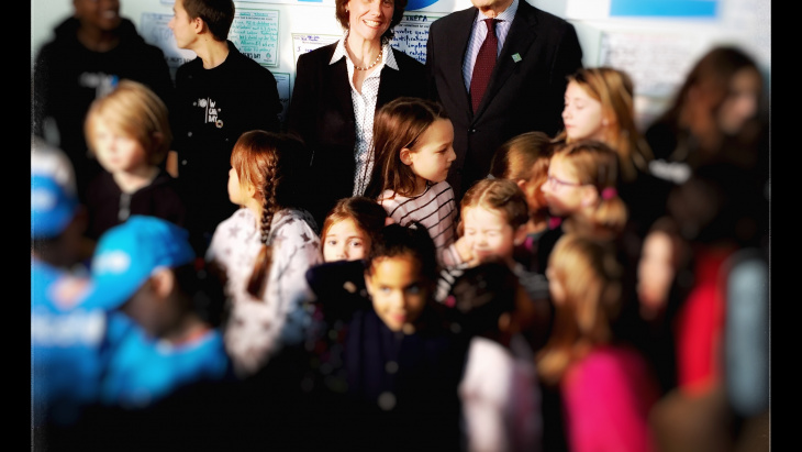 Anne Emery-Torracinta et Michael Moller, Directeur général de l'Office des Nations Unies