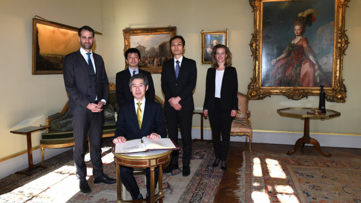 Visite de courtoisie de S.E. Monsieur l'Ambassadeur Ken OKANIWA, Représentant permanent adjoint du Japon auprès de l'ONU à Genèv
