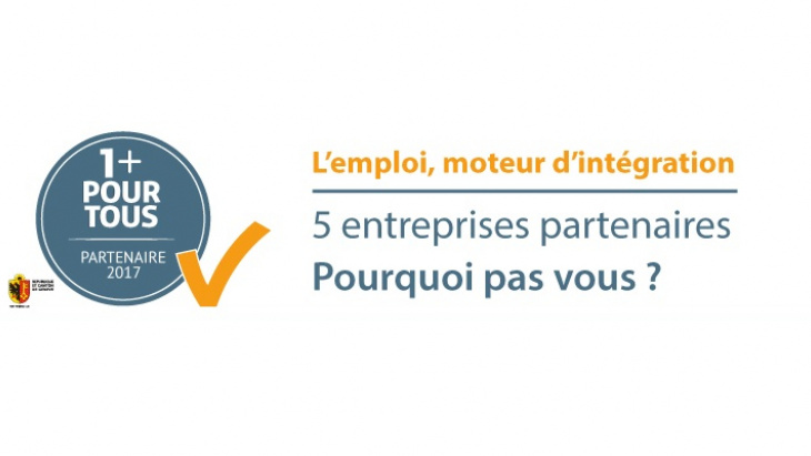 Le label 1+ pour tous compte 5 entreprises partenaires. Pourquoi pas vous ?