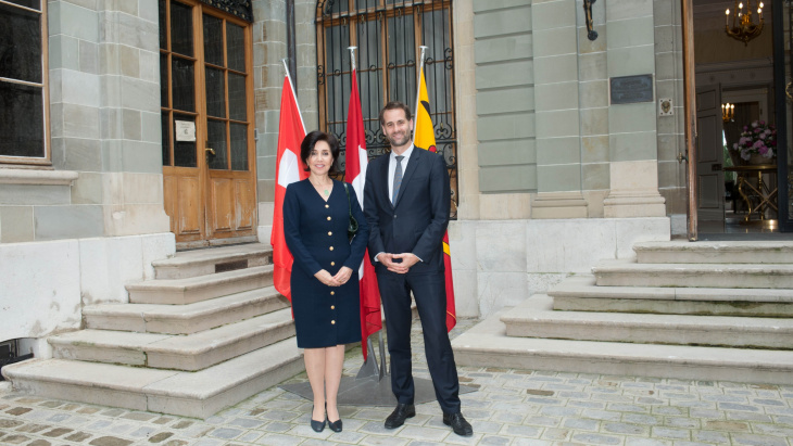 Visite de courtoisie de S.E. Madame l'Ambassadeur Silvia Elena ALFARO ESPINOSA, Représentant permanent du Pérou auprès de l'ONU 