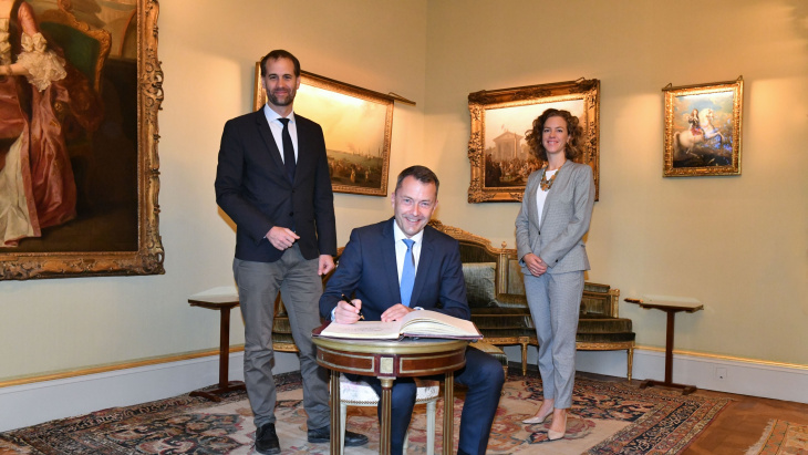 Visite de courtoisie de Monsieur l'Ambassadeur Jürg Lauber, représentant permanent de la Suisse auprès de l'ONU à Genève