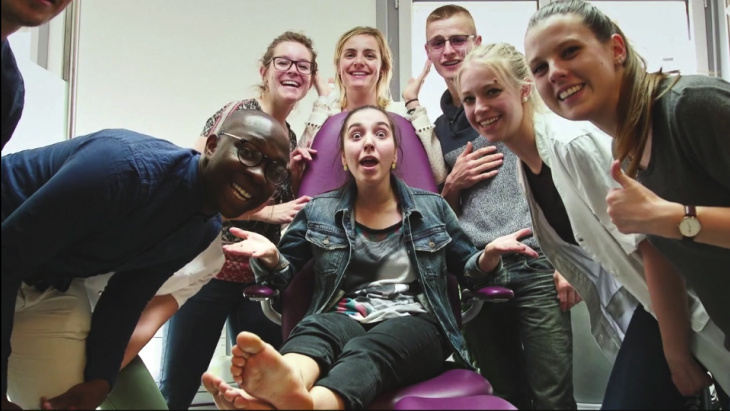 élèves de l'école supérieure de podologues