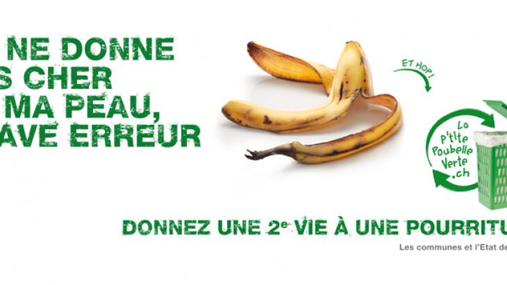 Petite poubelle verte