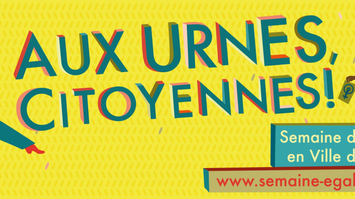 aux urnes citoyennes slogan semaine de l'égalité