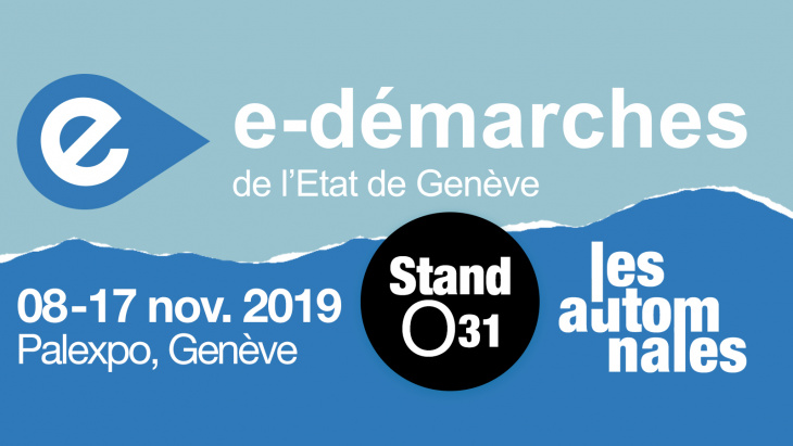 Les e-démarches sont aux Automnales Stand O31