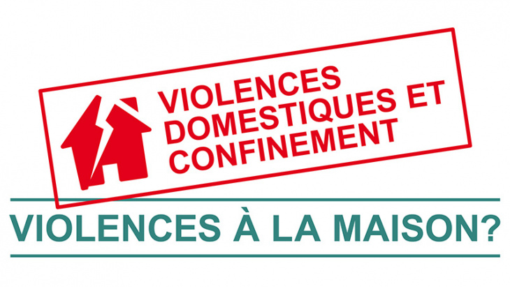 symbole de la maison qui subit des violences domestiques pendant le confinement