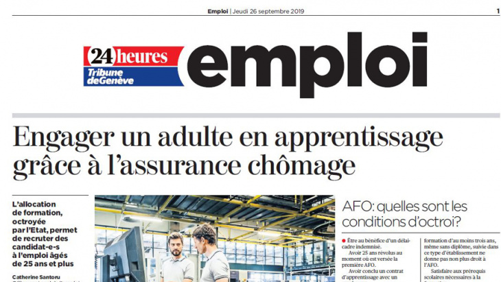 Engager un adulte en apprentissage grâce à l'assurance chômage