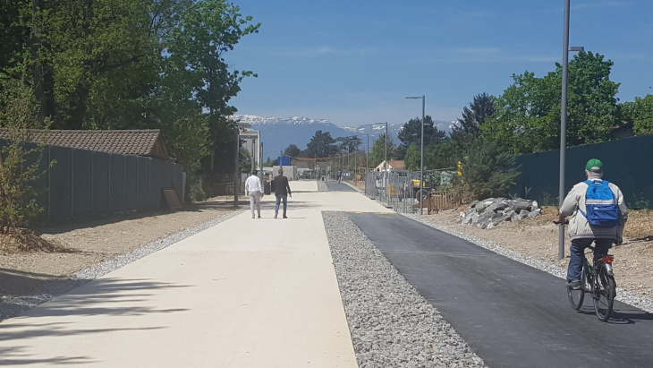 Voie verte CEVA Thônex © Etat de Genève