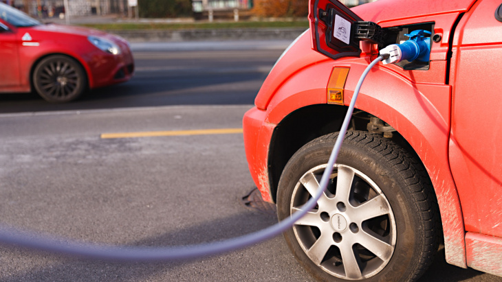 Une voiture électrique
