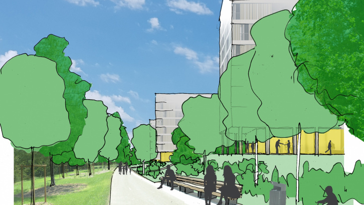 Promenade Nicolas-Bouvier (c) Mayoe et Beusch