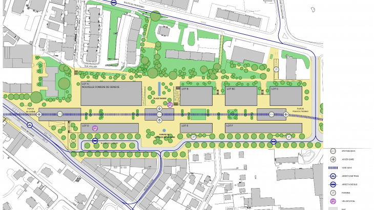 Schéma d'organisation de l'interface © Thomas Sponti