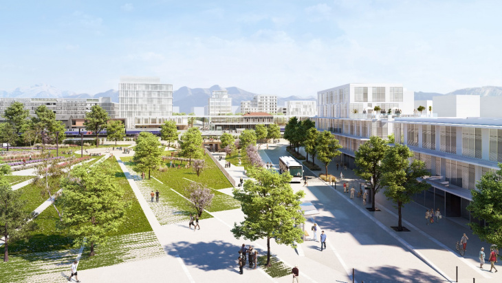 Parvis nord © Gautier & Conquet