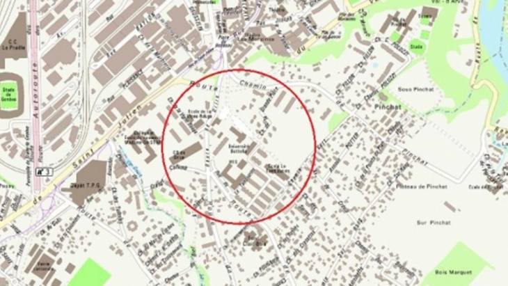 Localisation Battelle-Tambourine