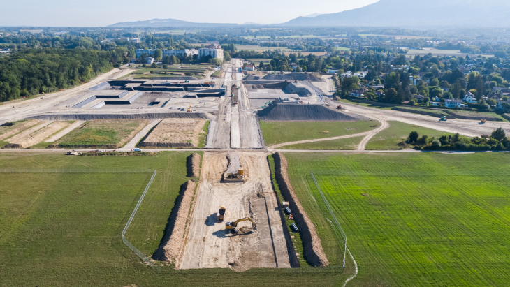 Chantier de la 1e étape : logements et espaces publics © Fabio Chironi 