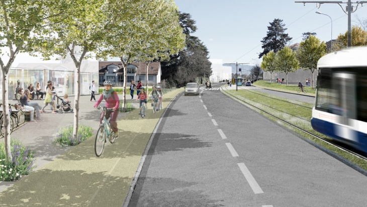 Esplanade de Chancy © Agence LVLM