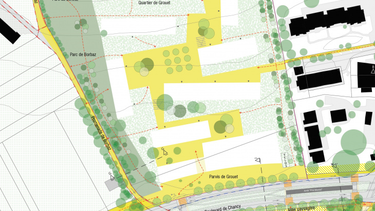Plan de situation Grouet © Agence LVLM
