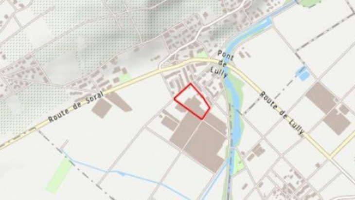 Plan de situation Lully Chambert