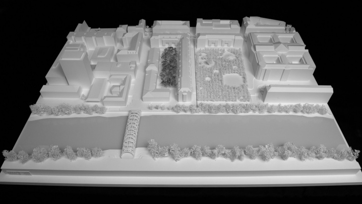 Le futur Hôtel des Archives de Genève, rue de l'Ecole-de-Médecine