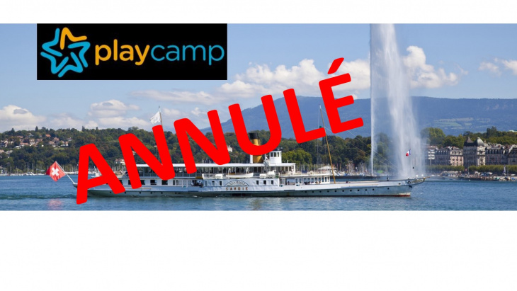 Annulation Playcamp 2020