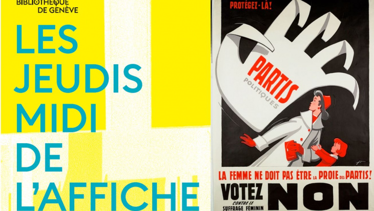  jeudi midi de l'affiche et affiche de Noël Fontanet