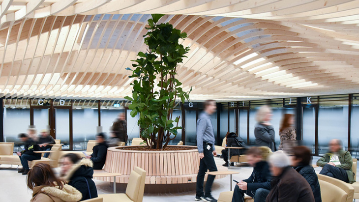 Hall d'entrée de l'Hôtel des Finances