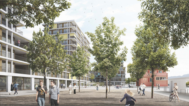 Place de Carantec - Grand-Saconnex © group 8 + Hager Partner AG