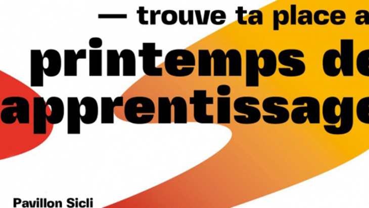 Trouve ta place au printemps de l'apprentissage