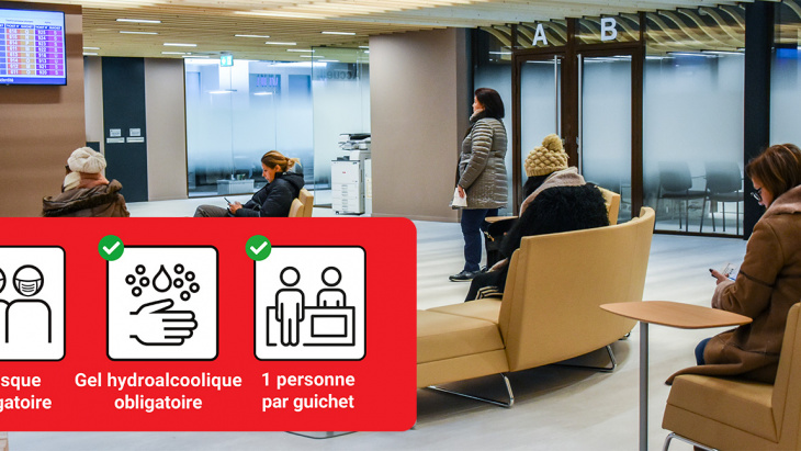 Conditions d'accès aux guichets de l'administration fiscale canontale