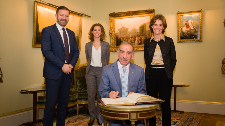 Visite de courtoisie de S.E. Monsieur l'Ambassadeur Lazhar Soualem, Représentant permanent de la République algérienne démocratique et populaire auprès de l'ONU à Genève