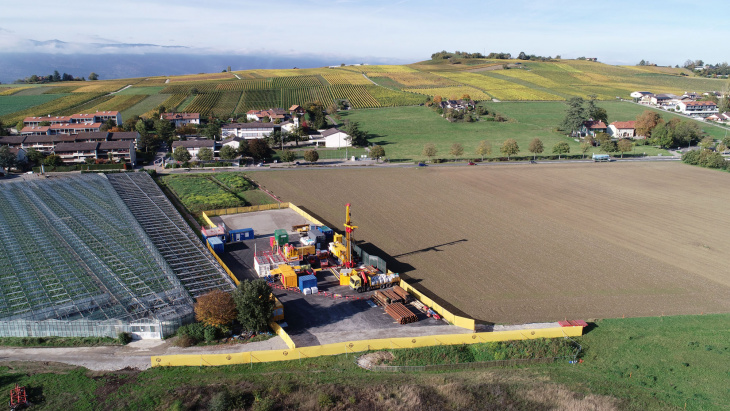 Forage exploratoire de Lully