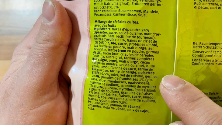 Déclaration correcte des allergènes, mais la vigilance reste nécessaire