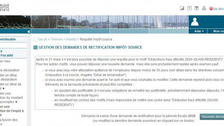 Remplissez votre demande de rectification en ligne
