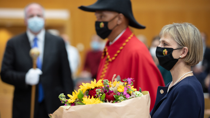 Prestation de serment de Madame Fabienne Fischer, conseillère d'Etat élue