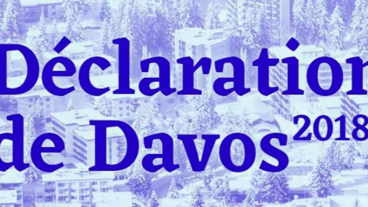Déclaration de Davos 2018