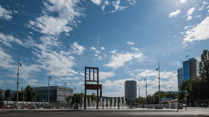 Place des Nations. Photo Genève Tourisme / Olivier Miche