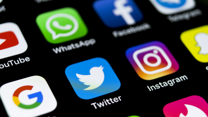 Photos des icones des médias sociaux