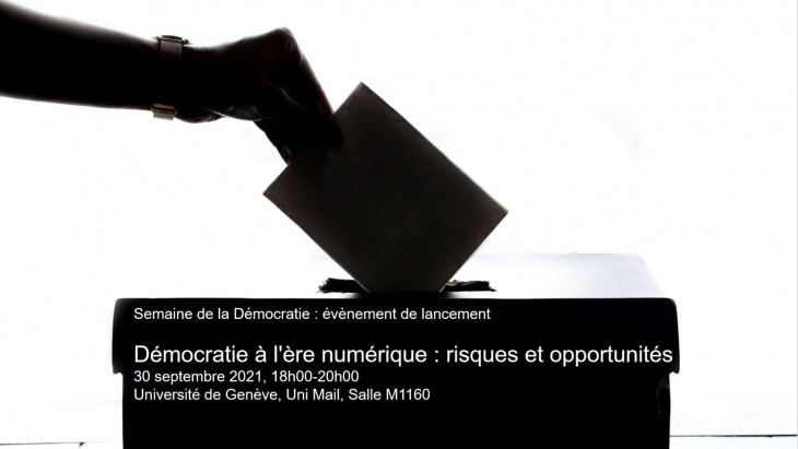 Evènement "démocratie à l'ère numérique"