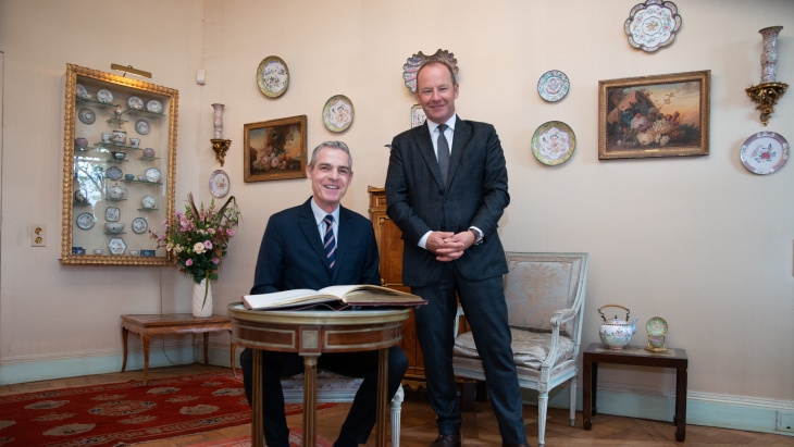 Déjeuner de courtoisie en l'honneur de S.E. Monsieur l'Ambassadeur Jérôme Bonnafont, représentant permanent de la France auprès de l'ONU à Genève