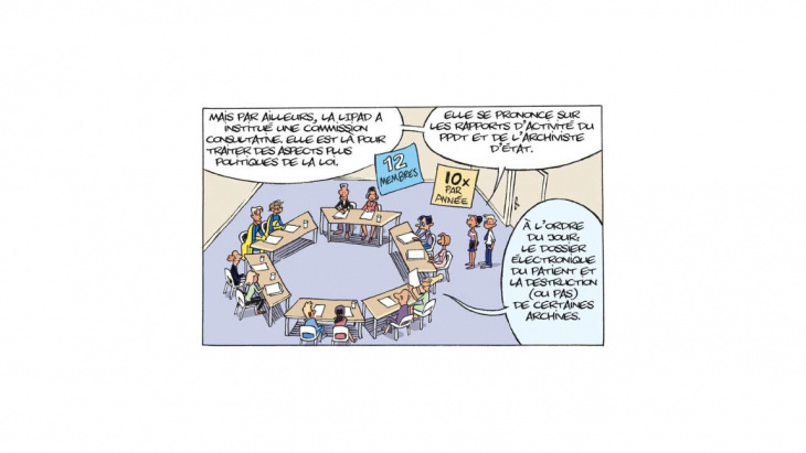 CCPDTA  - Illustration tirée de la BD LIPAD, dessin Eric Buche