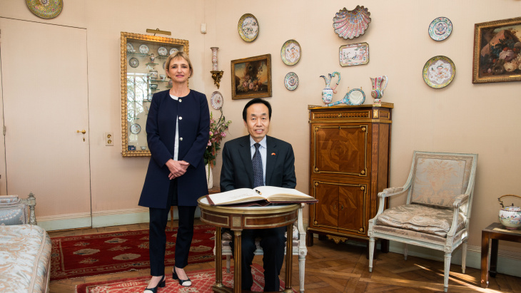 Déjeuner de courtoisie en l'honneur de S.E. Monsieur l'Ambassadeur Wang Shihting de la République populaire de Chine en Suisse